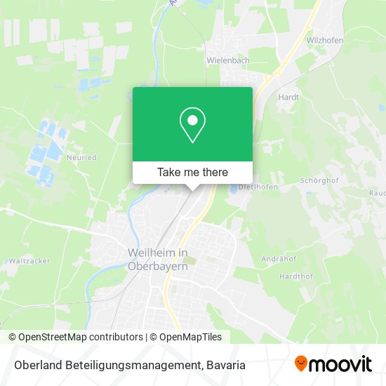 Oberland Beteiligungsmanagement map