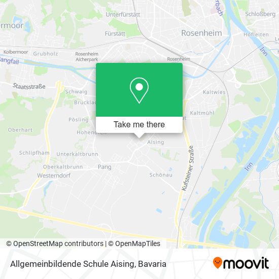 Allgemeinbildende Schule Aising map