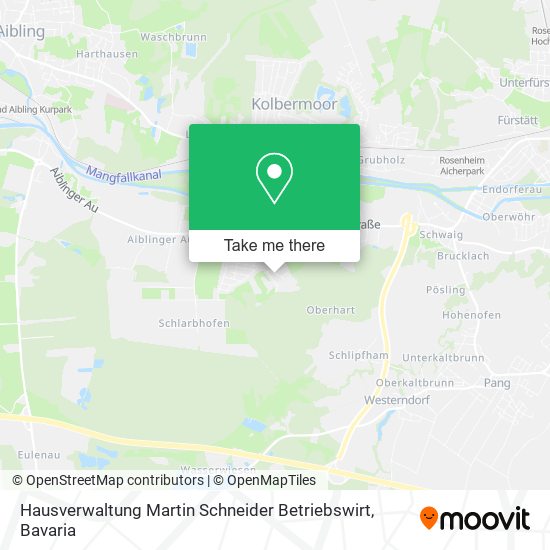 Hausverwaltung Martin Schneider Betriebswirt map