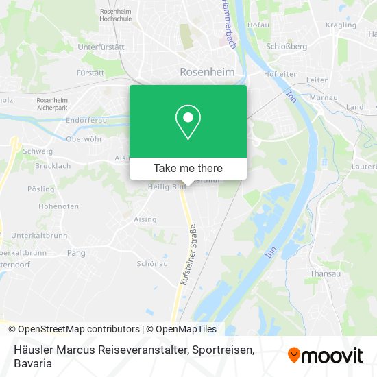 Карта Häusler Marcus Reiseveranstalter, Sportreisen