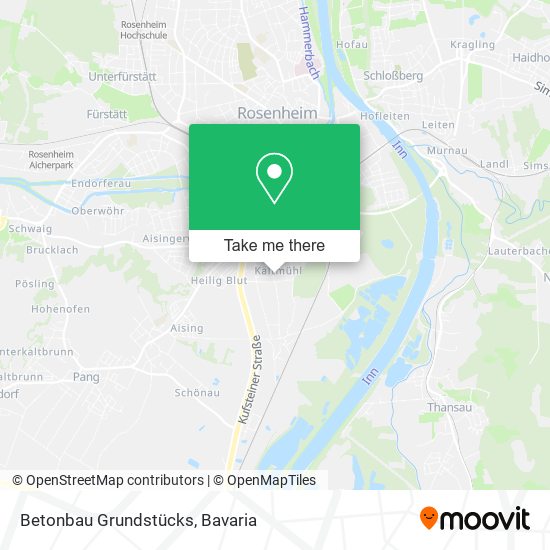 Betonbau Grundstücks map