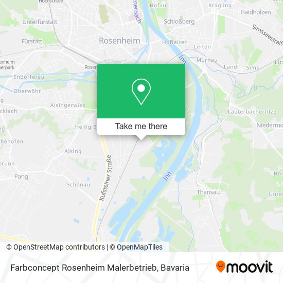 Farbconcept Rosenheim Malerbetrieb map