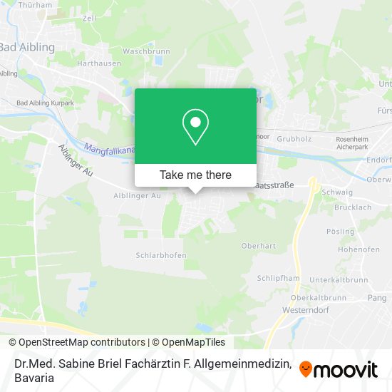 Dr.Med. Sabine Briel Fachärztin F. Allgemeinmedizin map