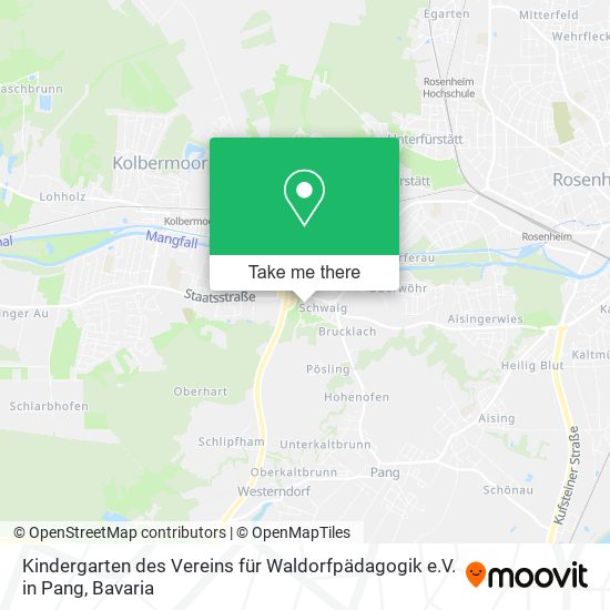 Kindergarten des Vereins für Waldorfpädagogik e.V. in Pang map