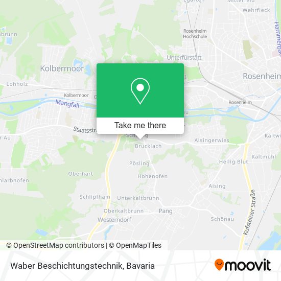 Waber Beschichtungstechnik map