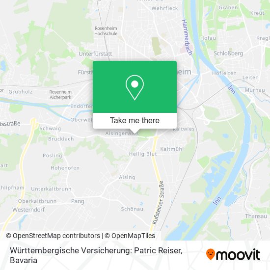 Württembergische Versicherung: Patric Reiser map