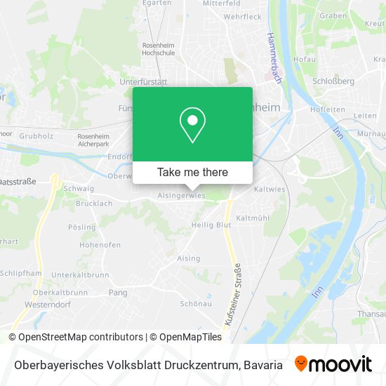 Карта Oberbayerisches Volksblatt Druckzentrum