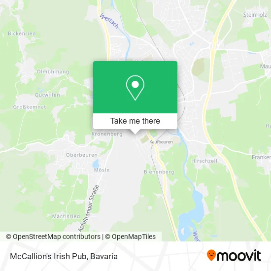 Карта McCallion's Irish Pub