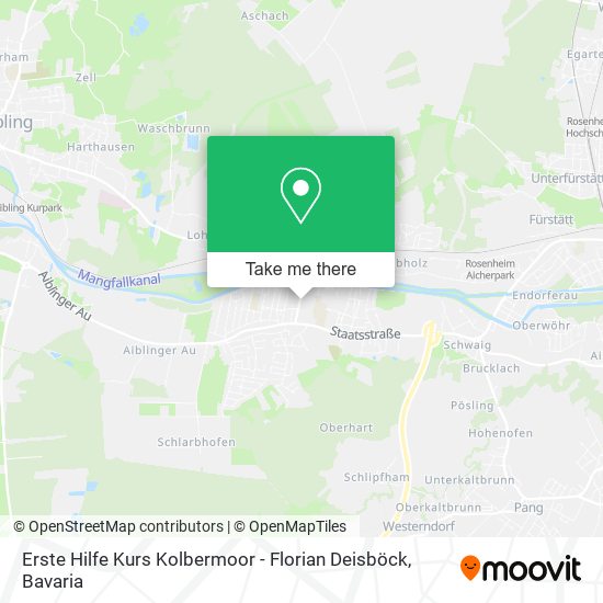 Карта Erste Hilfe Kurs Kolbermoor - Florian Deisböck