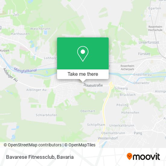 Bavarese Fitnessclub map