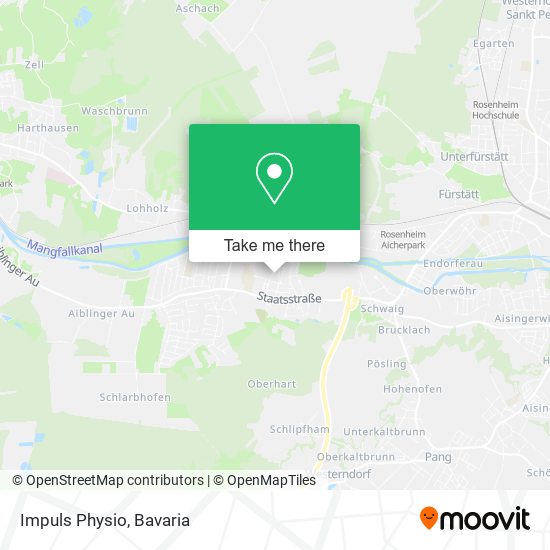 Impuls Physio map