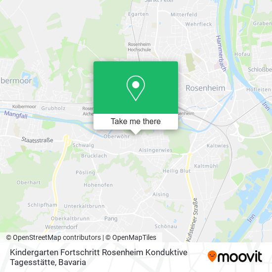 Kindergarten Fortschritt Rosenheim Konduktive Tagesstätte map