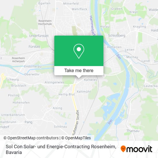 Карта Sol Con Solar- und Energie-Contracting Rosenheim