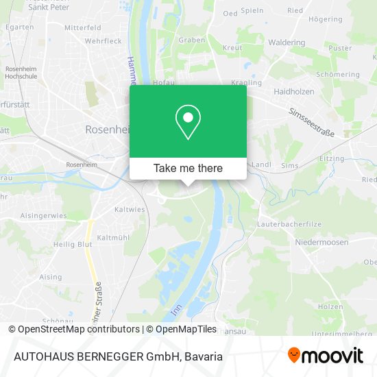 AUTOHAUS BERNEGGER GmbH map