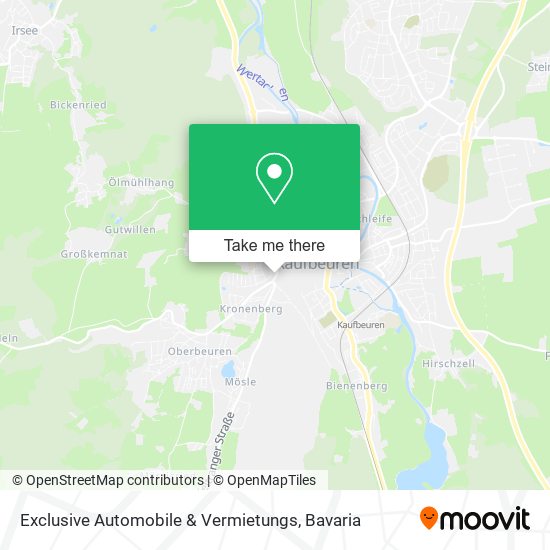 Exclusive Automobile & Vermietungs map