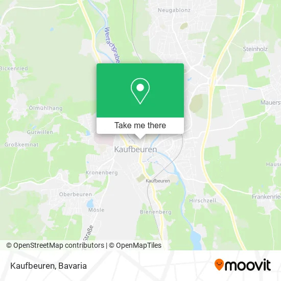 Карта Kaufbeuren