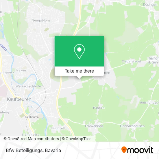Карта Bfw Beteiligungs