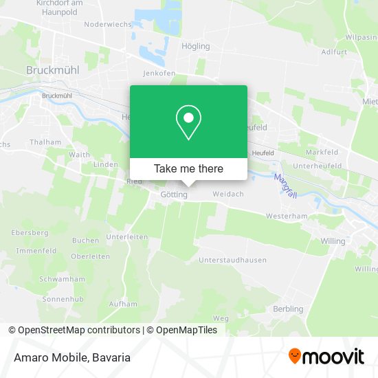 Amaro Mobile map