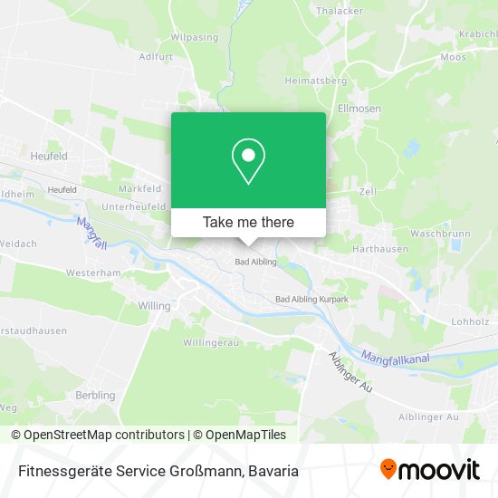 Карта Fitnessgeräte Service Großmann