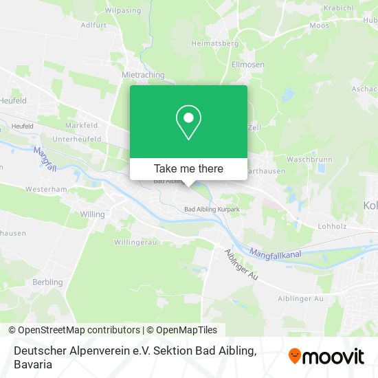 Deutscher Alpenverein e.V. Sektion Bad Aibling map