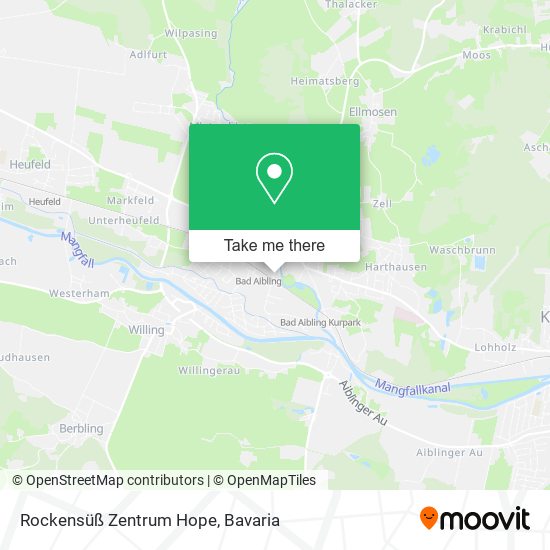 Rockensüß Zentrum Hope map