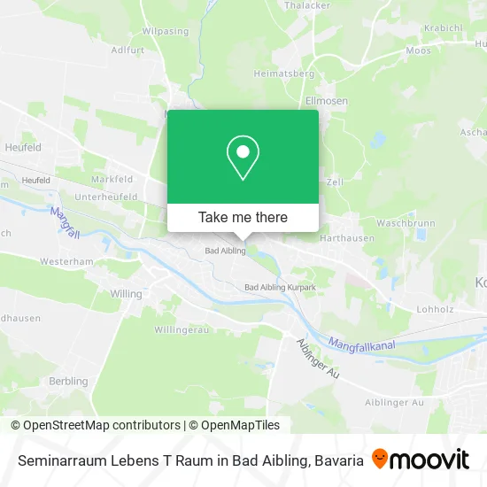Карта Seminarraum Lebens T Raum in Bad Aibling