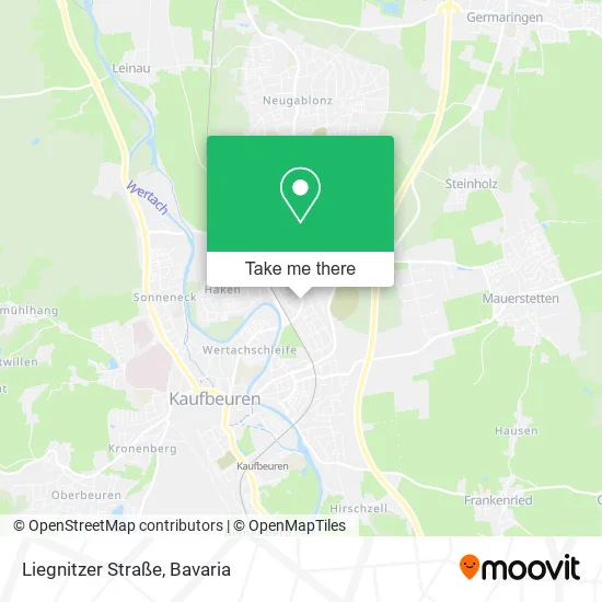 Карта Liegnitzer Straße