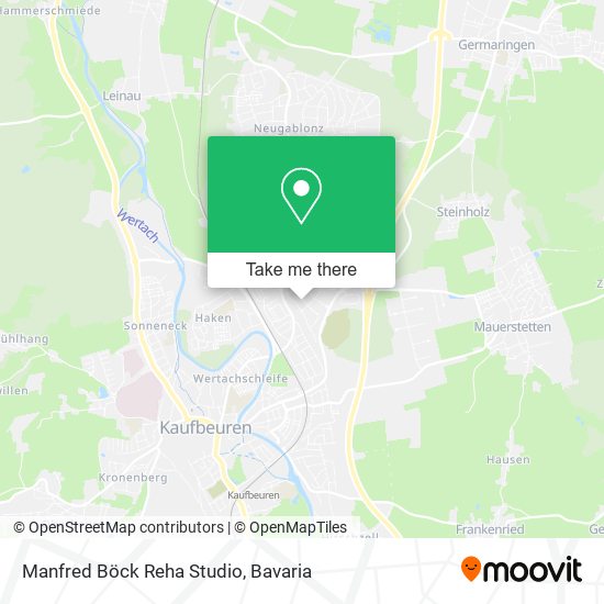 Manfred Böck Reha Studio map