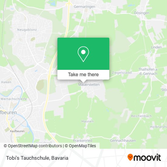 Tobi's Tauchschule map