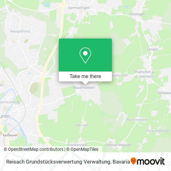 Reisach Grundstücksverwertung Verwaltung map