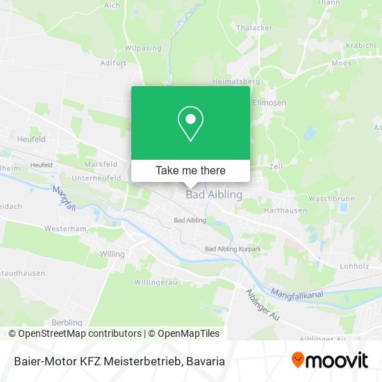 Карта Baier-Motor KFZ Meisterbetrieb