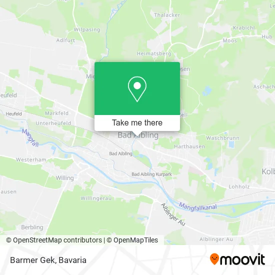 Карта Barmer Gek