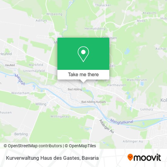 Kurverwaltung Haus des Gastes map