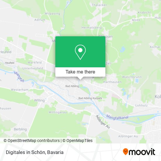 Digitales in Schön map