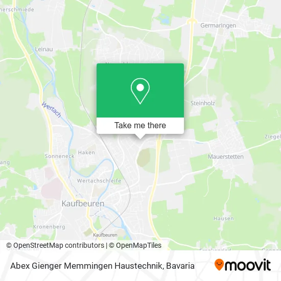 Карта Abex Gienger Memmingen Haustechnik