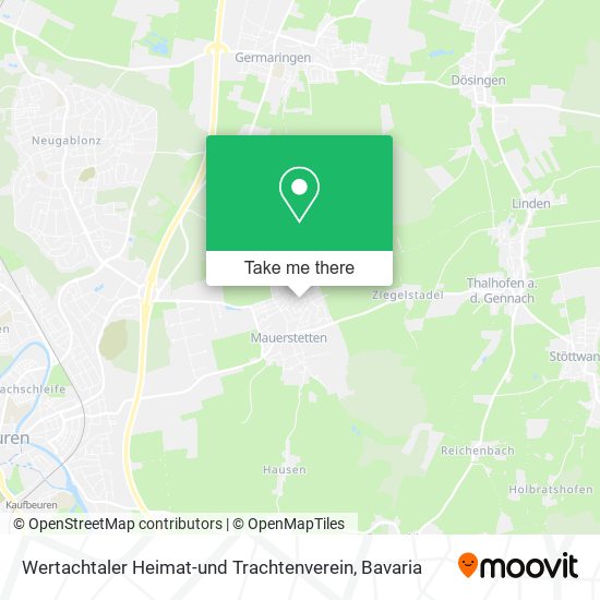 Wertachtaler Heimat-und Trachtenverein map