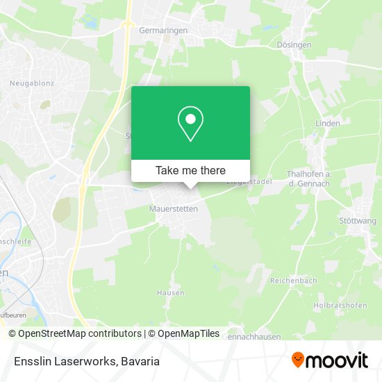 Ensslin Laserworks map