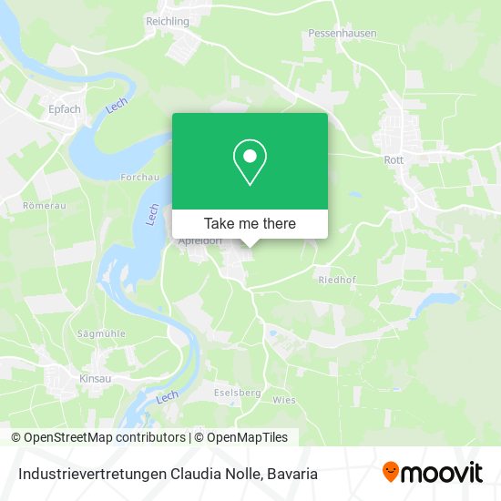 Industrievertretungen Claudia Nolle map