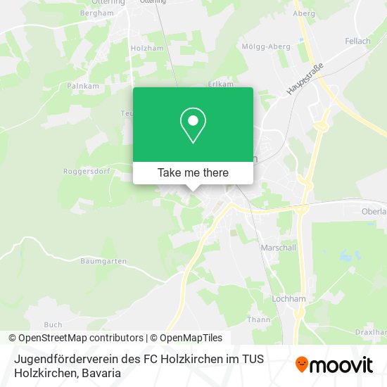 Jugendförderverein des FC Holzkirchen im TUS Holzkirchen map