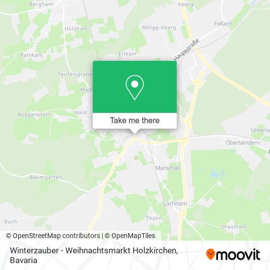 Winterzauber - Weihnachtsmarkt Holzkirchen map