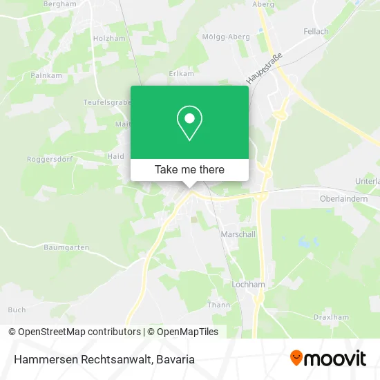 Карта Hammersen Rechtsanwalt
