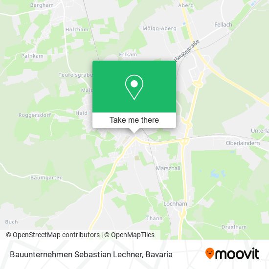 Bauunternehmen Sebastian Lechner map