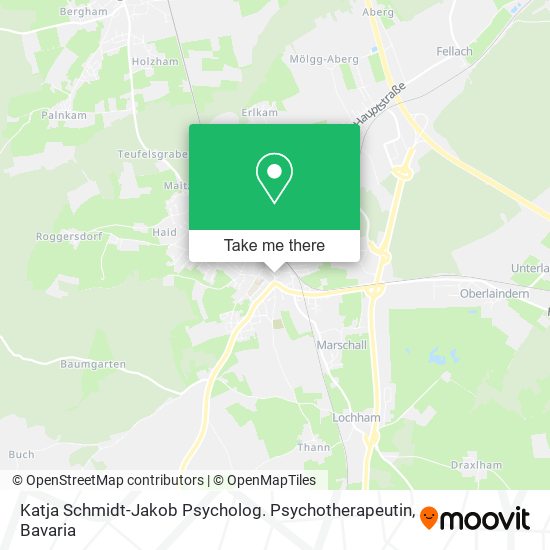 Карта Katja Schmidt-Jakob Psycholog. Psychotherapeutin