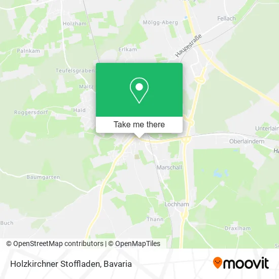 Карта Holzkirchner Stoffladen