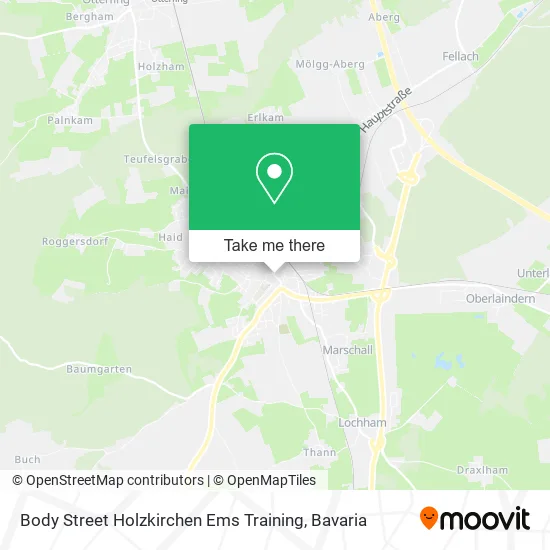 Карта Body Street Holzkirchen Ems Training