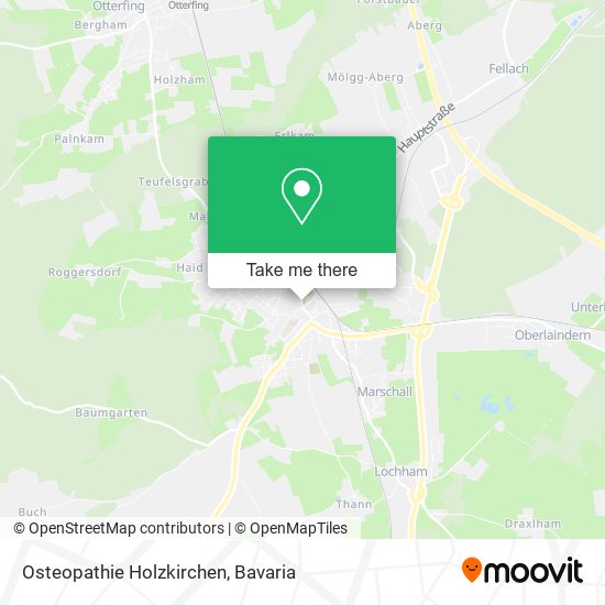 Osteopathie Holzkirchen map