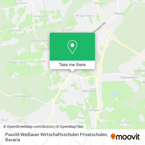 Pasold-Weißauer Wirtschaftsschulen Privatschulen map