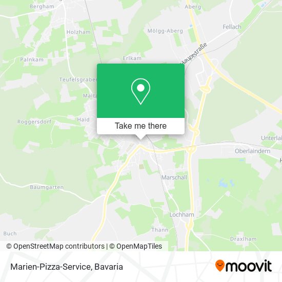 Marien-Pizza-Service map