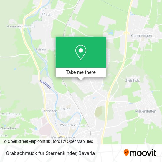 Grabschmuck für Sternenkinder map