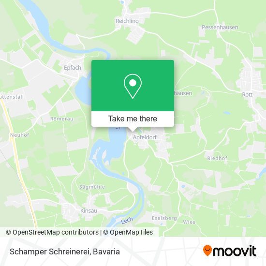 Schamper Schreinerei map